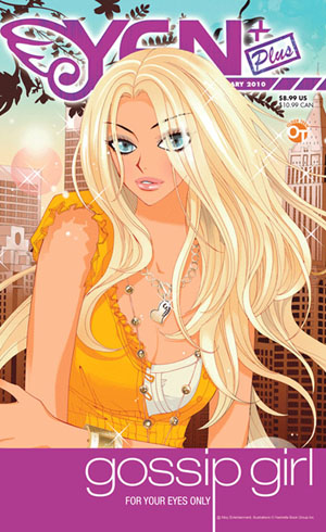 Serena versione manga nella copertina di Yen Plus di gennaio